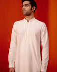 Ivory Pin Tucks Detailed Kurta Set