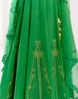 Green Dori Embroidered Lehenga Set