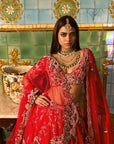 Cerise Bridal Lehenga