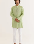 Green Kurta Front