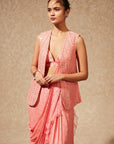 Sachi Drape Sari With Jacket