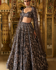 Charcoal Sequin Lehenga Set