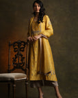 Floral Motifs Embroidered & Printed Kurta Along With Embroidered Palazzo & Dupatta