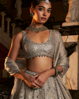 Champagne Chandelier Lehenga Set