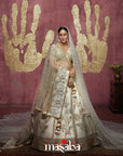 Ivory Anar-Phool Lehenga