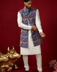 Morpankhi Kurta & Churridar Set with Bandhi