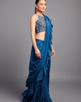 Kim Ruffle Saree