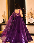 Metallic Purple Lehenga - Ready to Ship