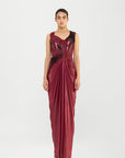 Metallic Corded Gown