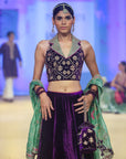 Baingani Modern Lehenga Set