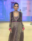 The Baigani Koti Anarkali Set