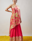 Nupur One-Shoulder Sharara