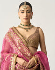 Gangu Dupatta Jamini Lehenga Set