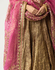 Gangu Dupatta Jamini Lehenga Set