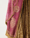 Ira Mehroon Lehenga Set