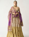 Bengani Dupatta Dhoop Chao Sona Chandi Lehenga Set