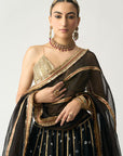 Reshma Bandhani Kala Kaptputli Lehenga Set