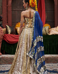 Chaandi- Sona Stripes Lampi Lehenga