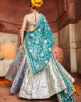 Aasmani Lampi Lehenga