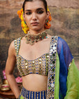 Hari Neel Lehenga