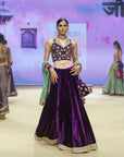 Baingani Modern Lehenga Set