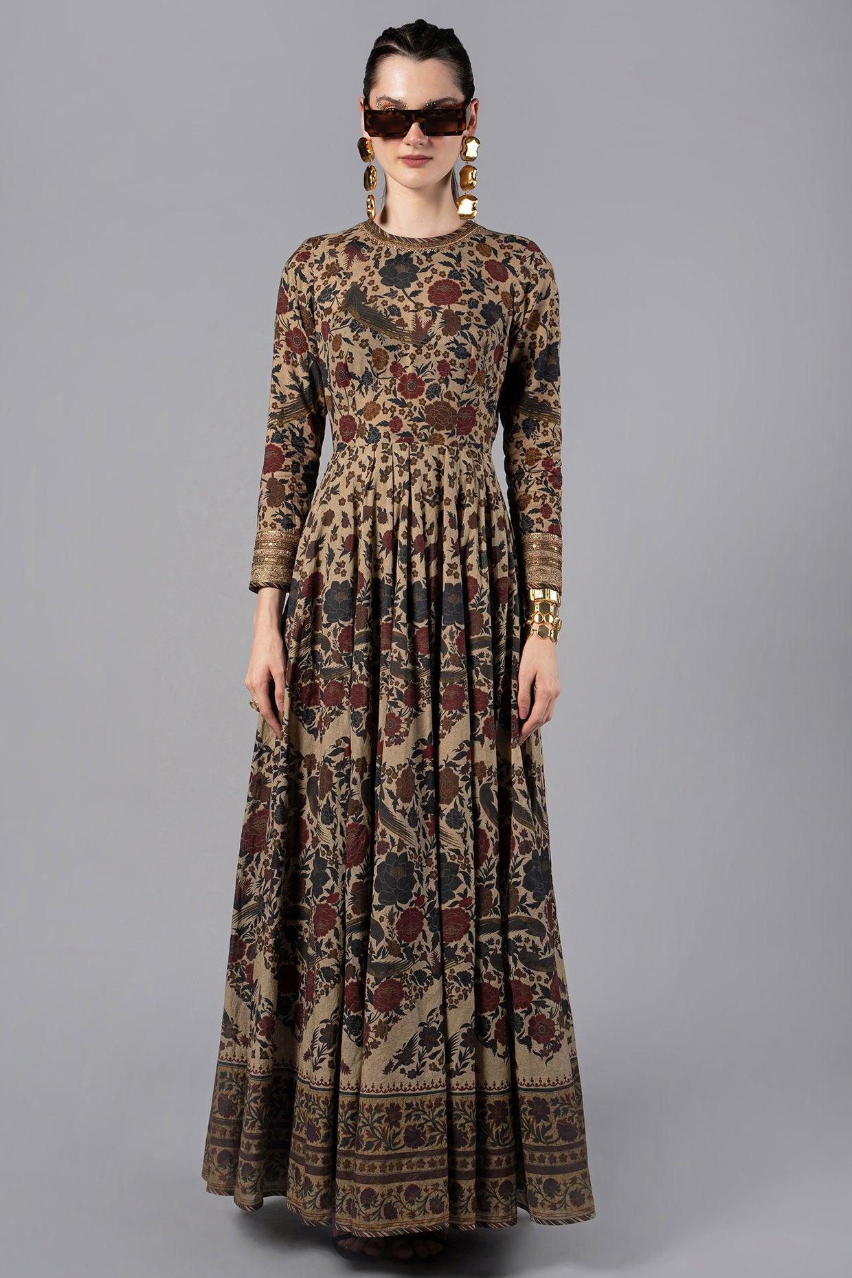 Royale Printed Anarkali Set