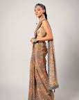 Art Deco Series Printed Saree III