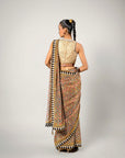 Art Deco Series Printed Saree III