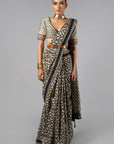 Art Deco Printed Saree Set