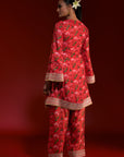 Red Rain Lily Salwar Set