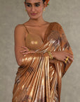 Ochre 'Masakali' Saree