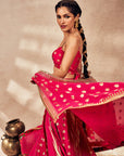 Pink Whispering Lily Lehenga Set