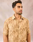 Beige Midnight Maze Shirt