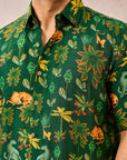 Green Tropical Rhapsody Shirt