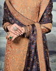 Orange Embroidered Kurta Set