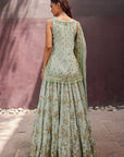 Mint Lehenga Kurti Set - Eraya