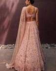 Blush Pink Bridal Lehenga Set - Eraya