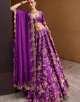 Purple Lehenga Set - Eraya