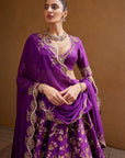 Purple Lehenga Set - Eraya