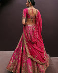 Rani Pink Bridal Lehenga Set - Eraya