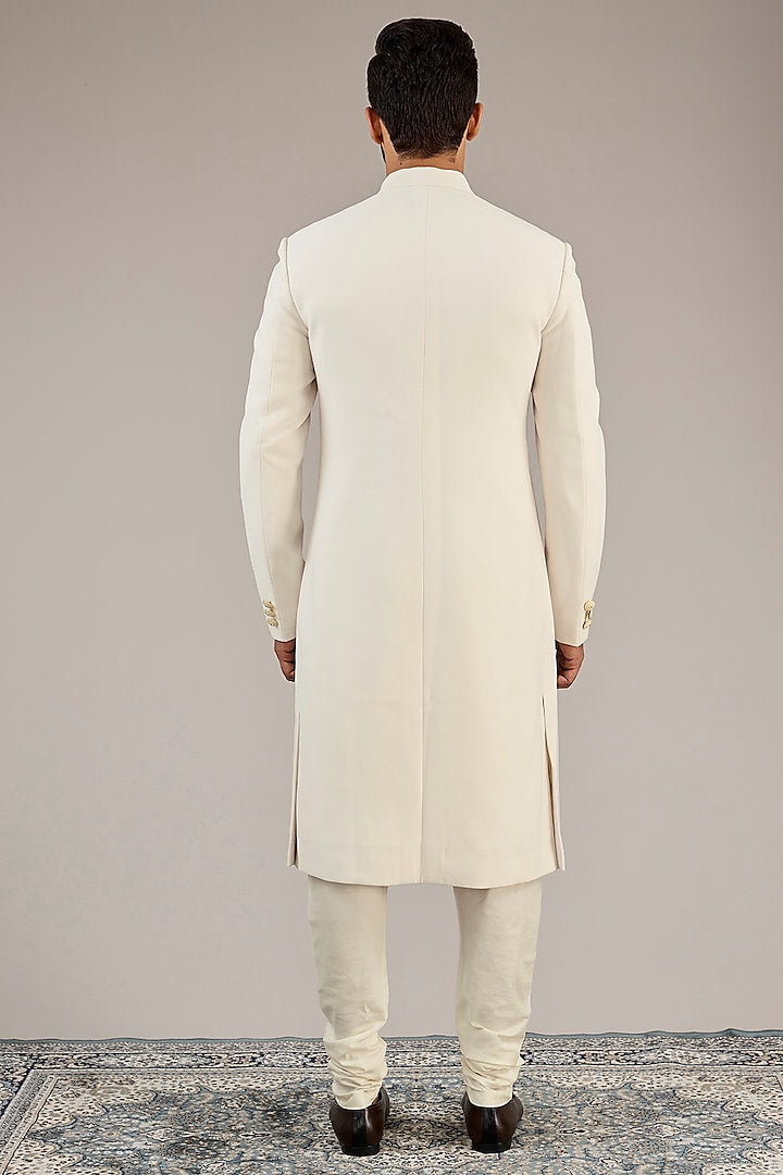 Wool Sherwani Back