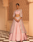 Humeyra - Rosepink Lehenga with Blouse and Dupatta