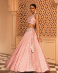 Humeyra - Rosepink Lehenga with Blouse and Dupatta