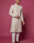 Tussar Sherwani Front