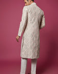 Tussar Sherwani Back