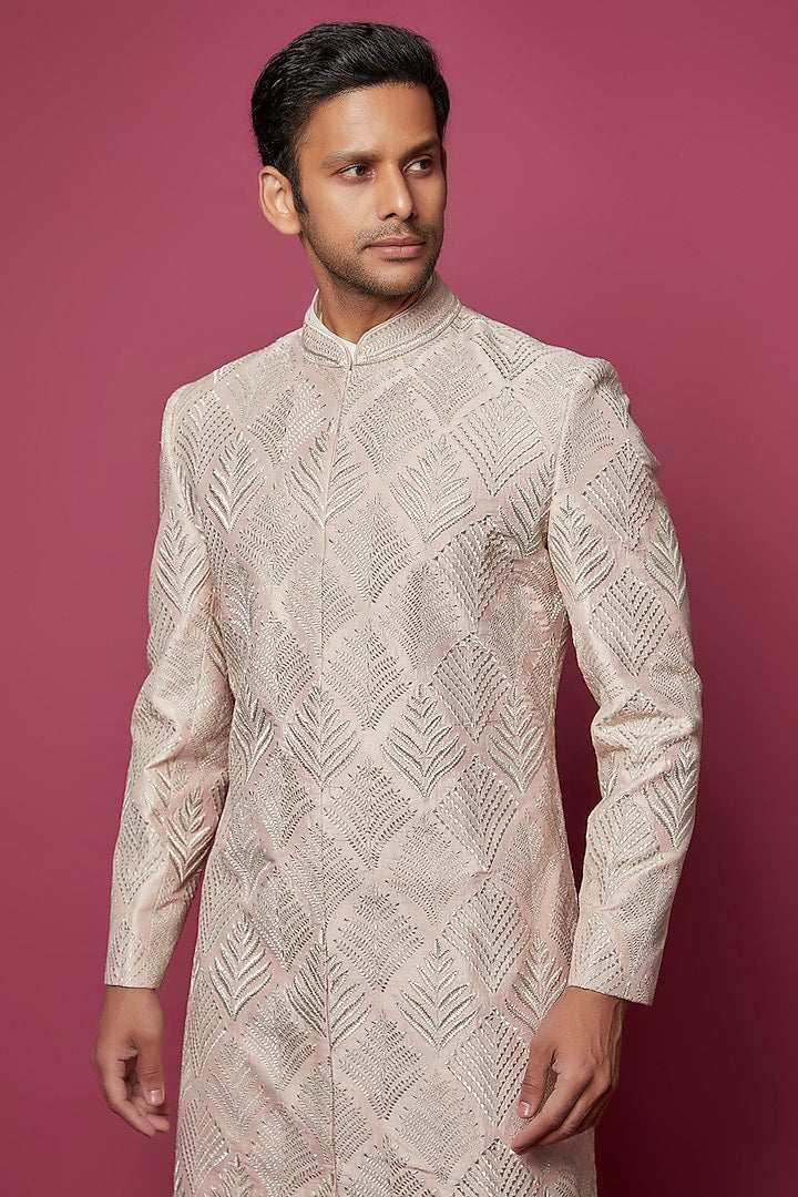 Tussar Sherwani Details