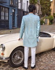 Powder Blue Sherwani Set 3