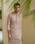 Pale Mauve Kurta Set - Ready to Ship