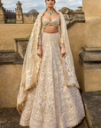 Metallic Rose Gold Lehenga Set