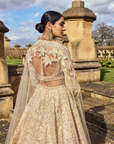 Metallic Rose Gold Lehenga Set